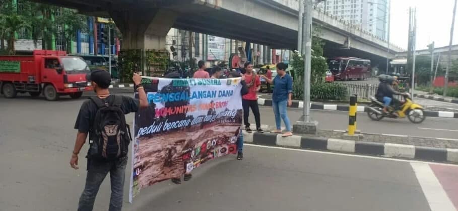 Komunitas Se-Tangerang Gelar Aksi Solidaritas Untuk Bencana Alam Lebak