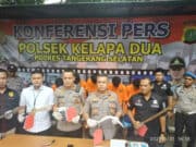 Sindikat Perampok Minimarket di Tangerang Raya, Dibekuk Polisi Kelapa Dua