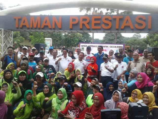 Komunitas seKota Tangerang Swadaya Meriahkan Hari Kanker Anak Dunia
