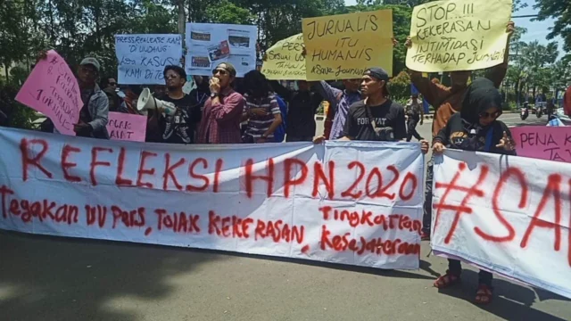 Refleksi HPN 2020, Wartawan Tangerang Kritisi Kebebasan Pers
