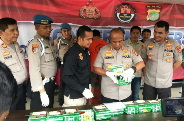 Polisi Gagalkan Peredaran Sabu 15kg di Tangerang
