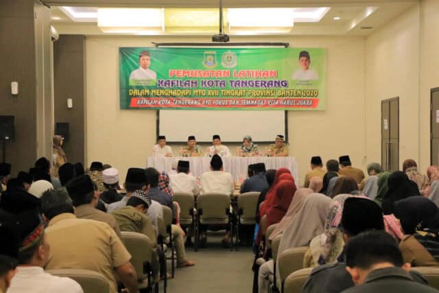 MTQ XVII Provinsi Banten, Pemkot Tangerang Lakukan Pemusatan Latihan