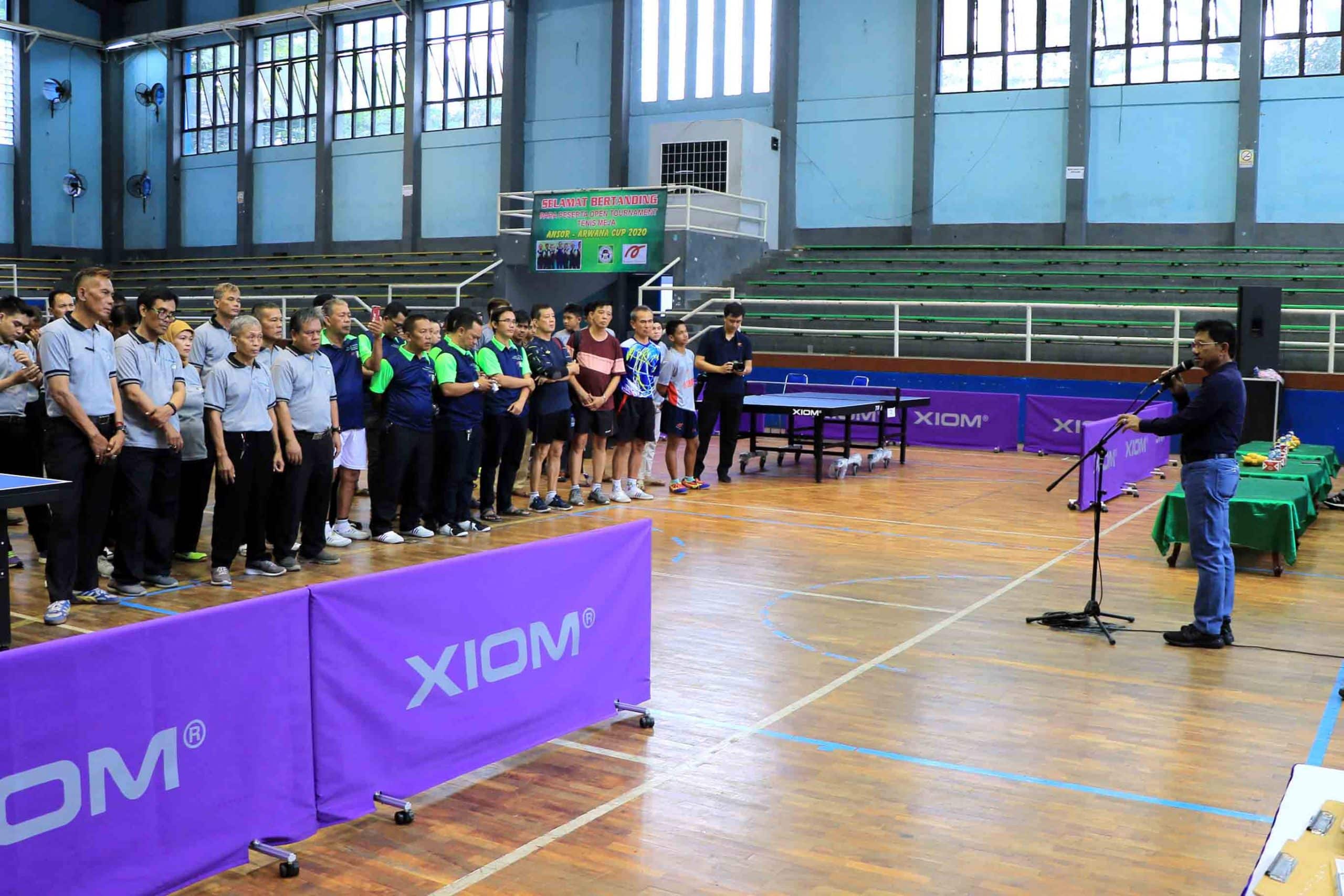 Sachrudin Buka Turnamen Tenis Meja di GOR Dimyati Kota Tangerang