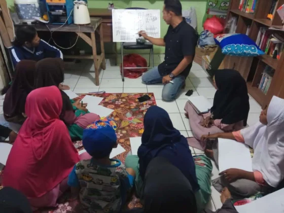 Teras Baca Jawara Gandeng IGI Kota Serang Eksplorasi Imajinasi Anak-anak