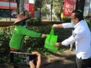 Turun Tangan, Rano Alfath dan Polres Tangerang Bantu Pekerja Lepas Harian Terdampak Wabah Virus Corona