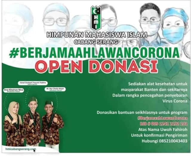 Cegah Corona Meluas, HMI dan GMNI Cabang Serang Serukan Karantina Wilayah