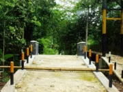 Jembatan Gantung Sungai Cilancar Disoal, LSM Pamungkas Lapor ke Kajari