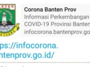 Siaga, Pemprov Banten Luncurkan Situs Infocorona