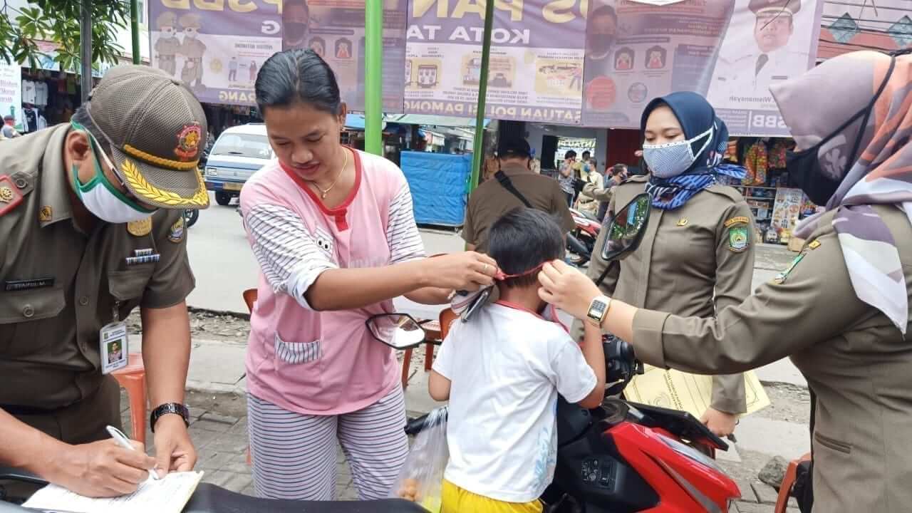 Ditindak Tegas, Tercatat 831 Pelanggaran PSBB di Kota Tangerang
