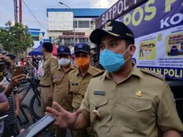 Walikota Tangerang Evaluasi PSBB, Sidak Pasar: Kalau Tidak Mau Diatur Ditindak