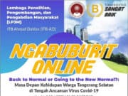 Bahas Ancaman Ekonomi Warga Tangsel Ditengah Pandemi Covid 19, ITB Ahmad Dahlan Gelar Dialog Online