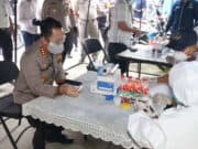 Ratusan Anggota Polresta Tangerang di Rapid Test