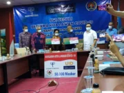 PWI Terima Sumbangan 50 Ribu Masker dari Gajah Tunggal Group