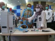 Airin Terima Bantuan Alat Penanganan Covid-19 dari BPPT