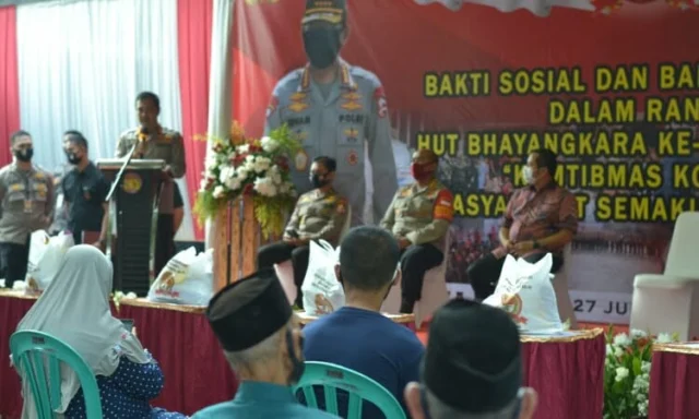 3.000 Paket Sembako Disalurkan Baharkam Polri di Periuk Kota Tangerang