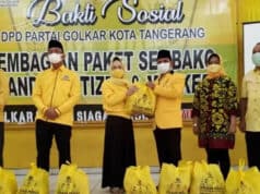 Terus Berjalan, DPD Golkar Kota Tangerang Salurkan Ratusan Paket Sembako Covid-19 Terus Berjalan, DPD Golkar Kota Tangerang Salurkan Ratusan Paket Sembako Covid-19