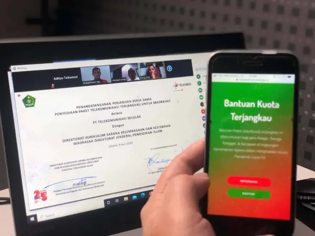 Telkomsel-Kemenag Hadirkan Program Penyediaan Kuota Terjangkau untuk Madrasah Telkomsel-Kemenag Hadirkan Program Penyediaan Kuota Terjangkau untuk Madrasah