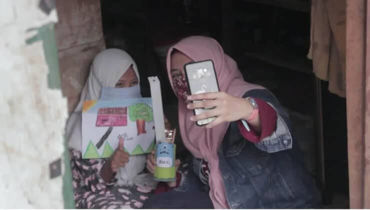 Komunitas 1000 Guru Tangsel Gelar Teaching on Sunday Virtual di Lapak Pemulung