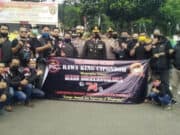 HUT Bhayangkara ke- 74, Biker's Kota Tangerang Kunjungi Kantor Polisi