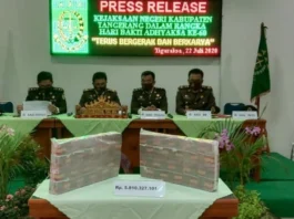 HBA ke-60 Kajari Kabupaten Tangerang Selamatkan 5,8 Milyar Dari Berbagai Bidang