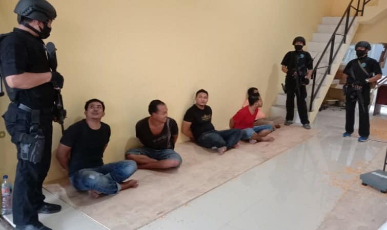 6 Tersangka Diamankan BNN Dalam Penggerebegan Sabu di Cibodas Kota Tangerang