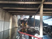 Kebakaran di PT Argo Pantes Cikokol Hanguskan 4 Gudang