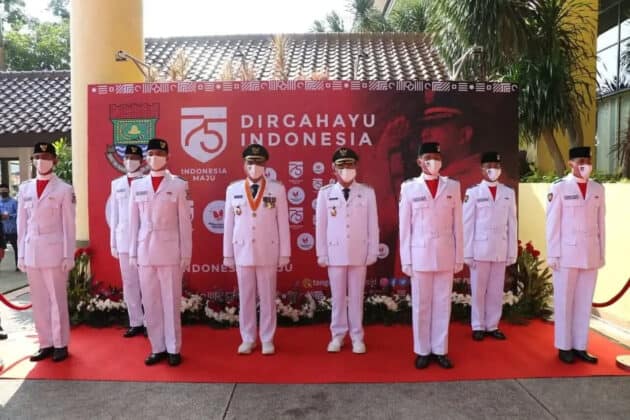 Pandemi Covid-19, Upacara HUT RI ke-75 di Pemkab Tangerang Berlangsung Khidmat