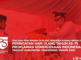 Pandemi Covid-19, Upacara HUT RI ke-75 di Pemkab Tangerang Berlangsung Khidmat