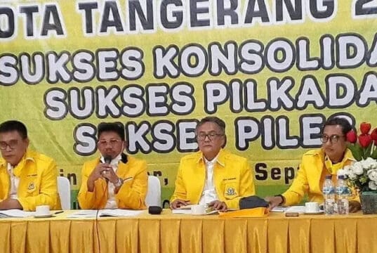 Rakerda Golkar Kota Tangerang Usung Sachrudin Jadi Balon Walikota