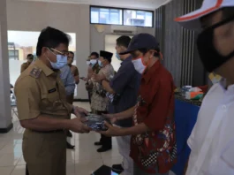 BPBD Kota Tangerang Bagikan 507 Ribu Masker ke 1.014 RW