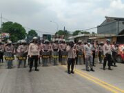 Hendak Ke Jakarta, Ribuan Masa Buruh Dihadang Polisi