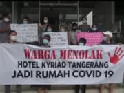 Warga Tolak Hotel Kyriad Sebagai Tempat Pasien OTG Covid-19