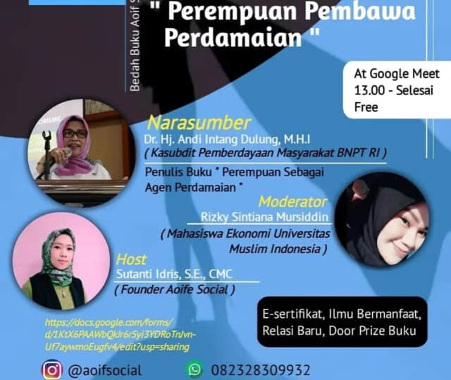 Aoife Social Gelar Kegiatan Perdana dengan Bedah Buku