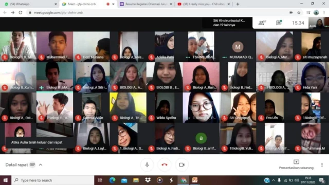HIMABIO UIN SMH Banten Laksanakan OSJUR Online