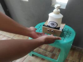Implementasi Sensor Ultrasonik Pada Hand Sanitizer di Tempat Umum