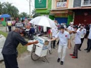 Kaum Milenial Gelar Aksi Simpatik Dukung Pasangan Muhamad-Saras