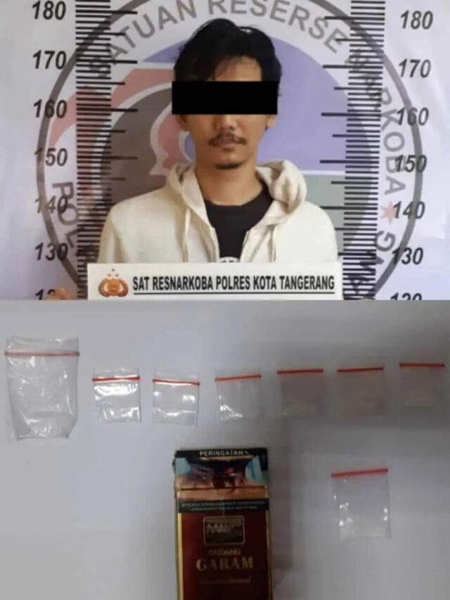 Simpan Sabu di Bungkus Rokok, Yoyo Diciduk Satresnarkoba Polresta Tangerang