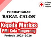 4 Balon Kepala Markas PMI Kota Tangerang Resmi Mendaftar, Ini Dia