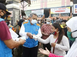 Sidak di Pasar, 90 Persen Warga Tangsel Tertib Gunakan Masker