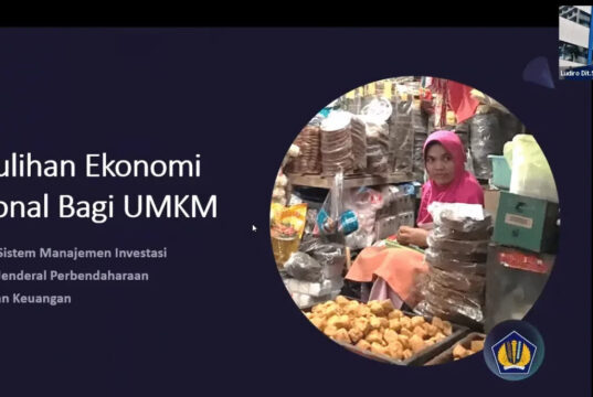 Membangun Optimisme Sektor UMKM di Tahun 2021 Ludiro, Direktur Sistem Manajemen Investasi, Direktorat Jenderal Perbendaharaan, Kemenkeu