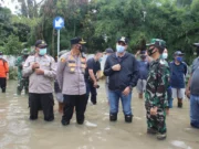 Tinjau Lokasi Banjir, Kapolresta Terjunkan Tim Siaga Bencana