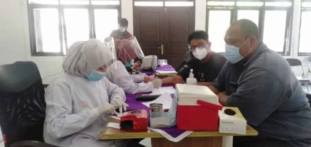 Bantu Kekurangan Stok Darah KNPI & Pemuda Pancasila Cisauk Gelar Aksi Donor Darah