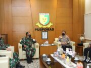 Perkuat Sinergi Personel TNI-Polri, Kadiv Propam Polri Sambangi Danpuspom AD