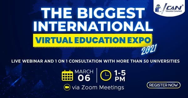Pameran Pendidikan ICAN The Biggest International Virtual Education Expo 2021