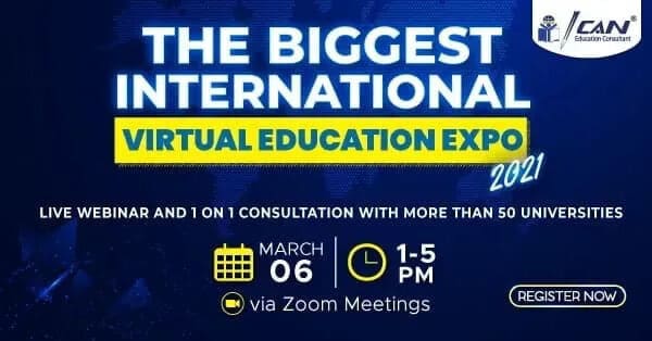 Pameran Pendidikan ICAN The Biggest International Virtual Education Expo 2021