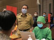Vaksin Covid-19 Sasar Pedagang Pasar dan Pegawai Pertokoan di Tangerang
