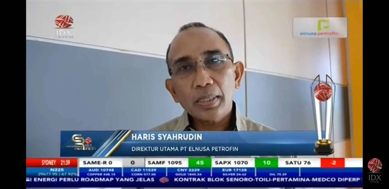 Elnusa Petrofin Raih Penghargaan Anugerah CSR IDX Channel 2021