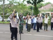Gelar Apel Persiapan, Dandim Mengajak personil Pengamanan Paskah