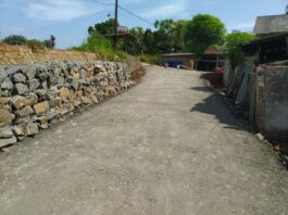 Jalan Alternatif Yang Longsor Desa Tanjung Burung Dibangun Dinas BMSDA
