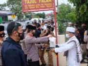 Kyai Muhammad Suryana Pimpinan Pondok Salafi Tajul Falah, Kp Babakan Pedes, Desa Sipayung, Cipanas, Lebak, Banten.